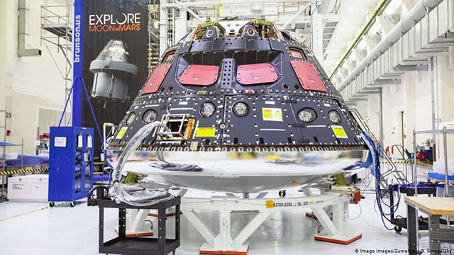 Tàu vũ trụ Orion tham gia sứ mệnh Artemis 3 của NASA. Ảnh: DW