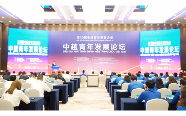 Toàn cảnh Diễn đàn Phát triển thanh niên Việt Nam - Trung Quốc.
