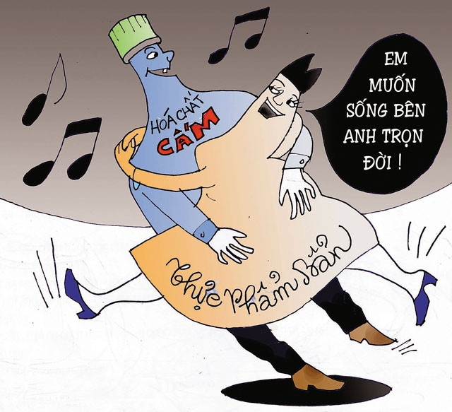 Tranh của họa sĩ Duy Liên