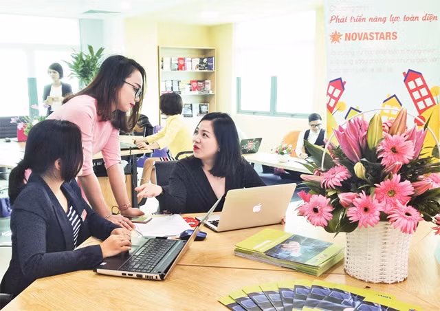 Các doanh nghiệp khởi nghiệp hoạt động tại Vườn ươm doanh nghiệp CNTT đổi mới sáng tạo Hà Nội.