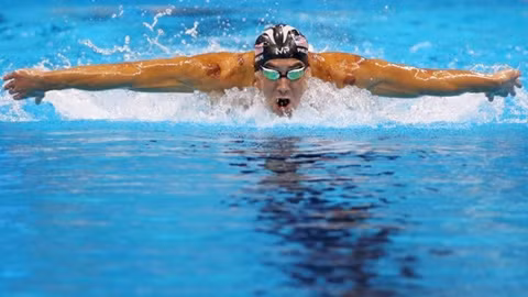 VĐV Michael Phelps. (Ảnh: Reuters)