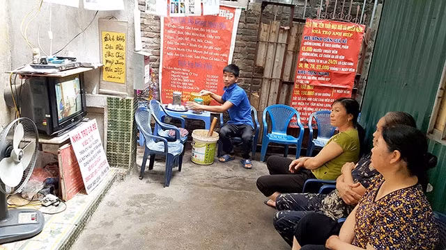 Khu nhà trọ của ông Hiệp nằm trong diện phải giải phóng mặt bằng.