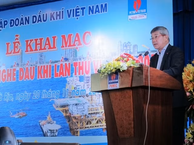 Ông Đỗ Chí Thanh phát biểu khai mạc Hội thi.