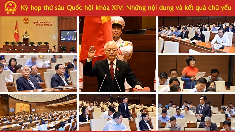 [INFOGRAPHIC] Kỳ họp thứ sáu Quốc hội khóa XIV: Những nội dung và kết quả chủ yếu