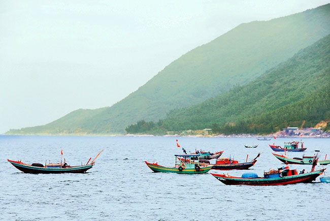 Một góc biển Thiên Cầm. Ảnh: KHÁNH HÒA