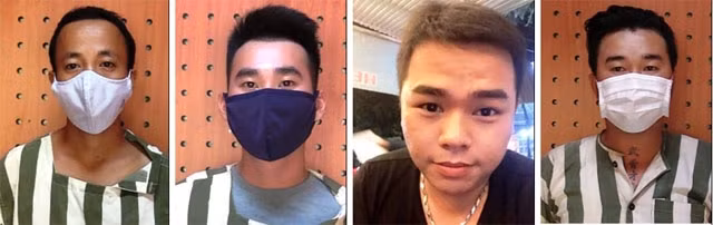 Các đối tượng bị khởi tố, bắt tạm giam. 