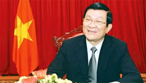 Chủ tịch nước Trương Tấn Sang.
