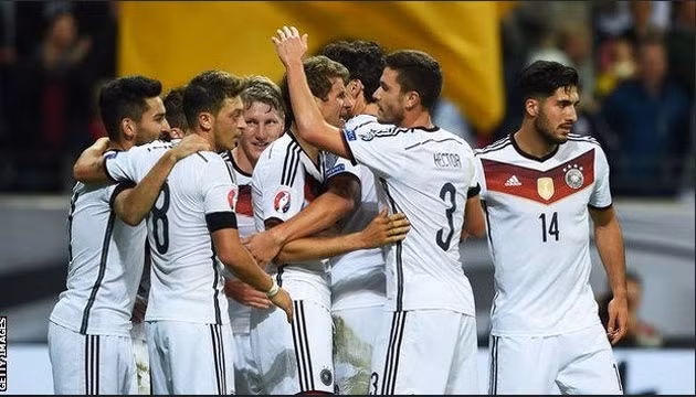 Các cầu thủ Đức thắng khá dễ Ba Lan 3-1.