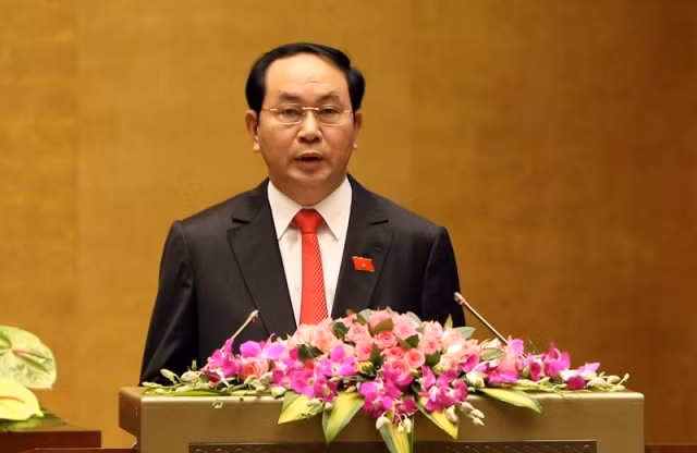Chủ tịch nước Trần Đại Quang.