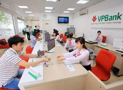 Phòng giao dịch của VPbank.