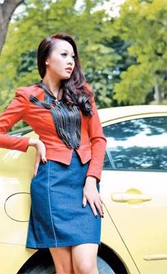 Người mẫu Phương Linh.