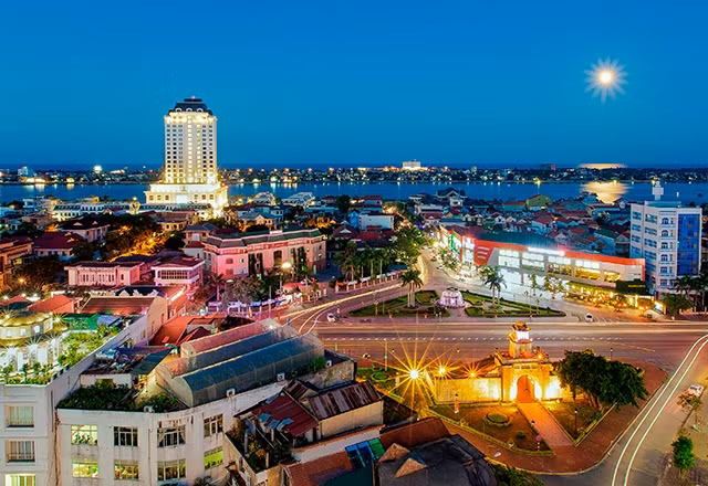 Một góc thành phố Ðồng Hới (Quảng Bình). Ảnh: MINH HUỆ
