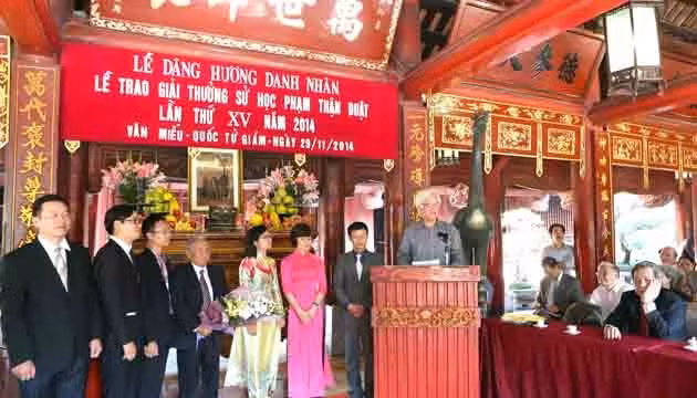 Trao Giải thưởng sử học Phạm Thận Duật lần thứ 15