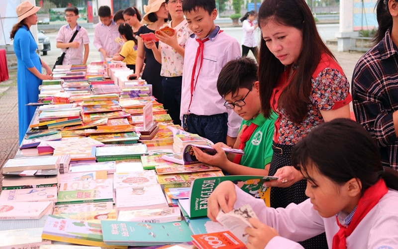 Ngày hội đọc sách của Thư viện tỉnh Bắc Ninh. 