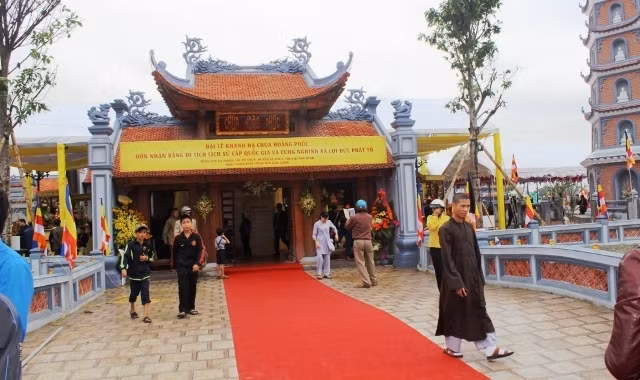 Chùa Hoằng Phúc có lịch sử hơn 700 năm vừa được phục dựng, tôn tạo.