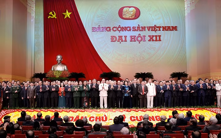 Đại hội đại biểu toàn quốc lần thứ XII của Đảng diễn ra từ ngày 20 đến 28-1-2016 tại Hà Nội. Ảnh: ĐỨC ANH
