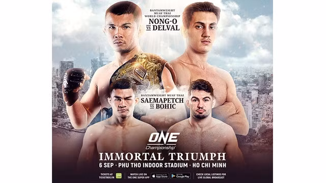 ONE Championship, sẽ được tổ chức tại TP Hồ Chí Minh