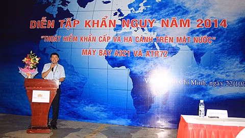 Vietnam Airlines triển khai diễn tập khẩn nguy năm 2014