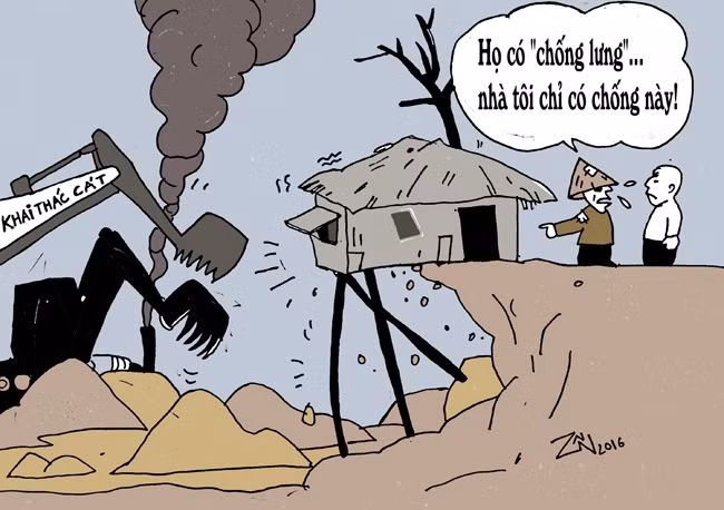 Chùm tranh của các họa sĩ ZĨN, V.THỌ và NOP. 