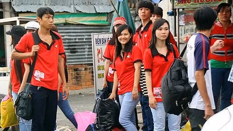 Học sinh đất đảo.