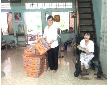 Gia đình tình thương Tê Phan, TP HCM là một trong tám cơ sở được nhận tài trợ từ Công ty Cổ phần Acecook Việt Nam.