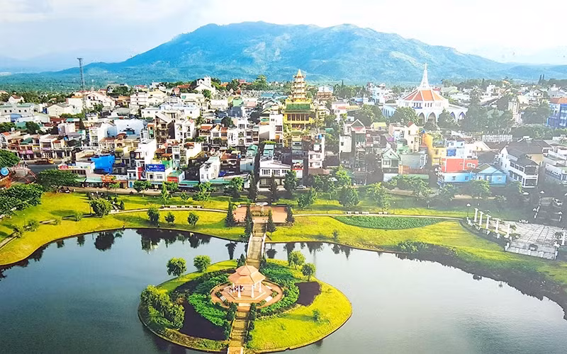 Một góc B’lao - Bảo Lộc (Lâm Ðồng) hôm nay. Ảnh: Nguyễn Văn Thương 