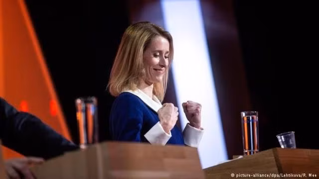 Thủ lĩnh đảng Cải cách, bà Kaja Kallas. (Nguồn: DW)