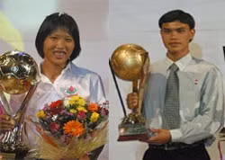 Tài Em và Kim Chi giành Quả bóng vàng 2005