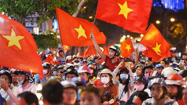 Niềm tin chiến thắng. Ảnh: NAM ANH