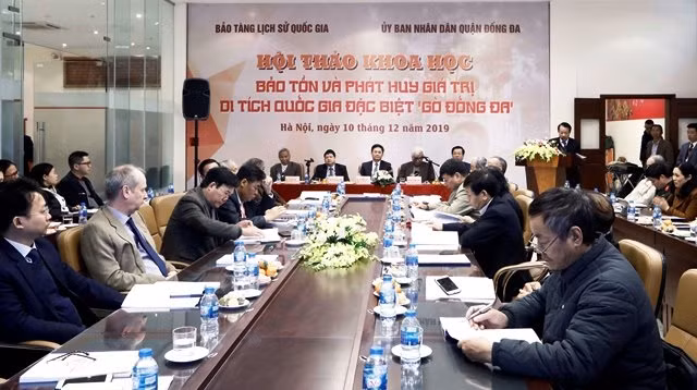 Hội thảo khoa học Bảo tồn và phát huy giá trị Di tích quốc gia đặc biệt Gò Đống Đa.