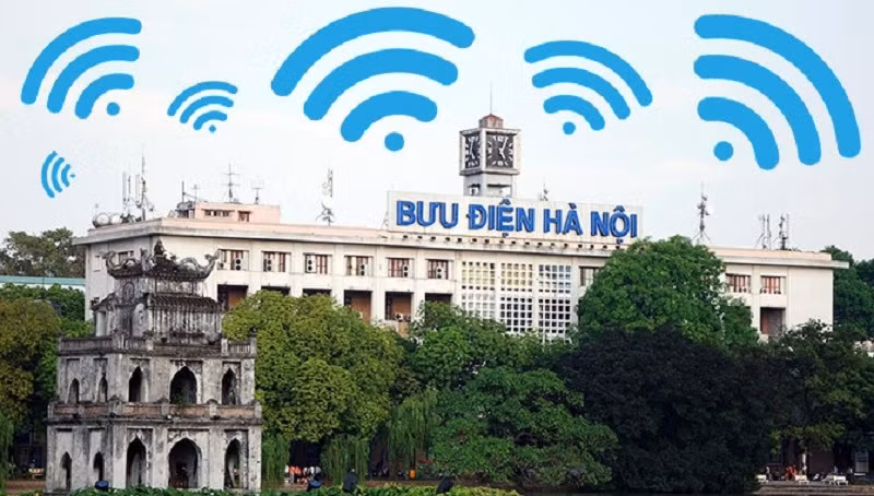 Hà Nội lắp đặt 21 trạm WiFi miễn phí