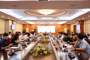 Toàn cảnh buổi làm việc. (Ảnh: Bộ Khoa học và Công nghệ)