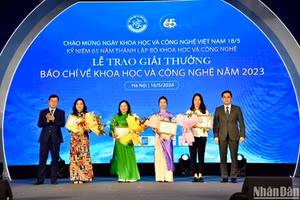 Báo Nhân Dân đoạt giải Nhất Giải thưởng báo chí về khoa học và công nghệ năm 2023.