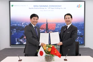 Lễ ký kết hợp tác giữa FPT và KFG diễn ra tại Nhật Bản.