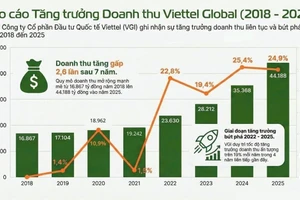 Báo cáo tăng trưởng doanh thu Viettel Global (2018-2025)