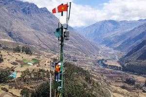 Viettel xây trạm viễn thông ở Peru.