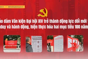 Bảo đảm Văn kiện Đại hội XIV trở thành động lực đổi mới tư duy và hành động, hiện thực hóa hai mục tiêu 100 năm