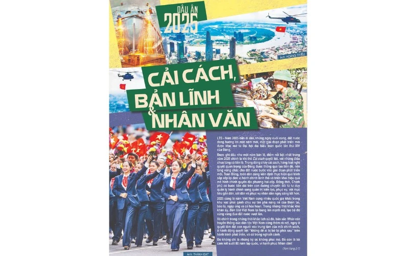 CẢI CÁCH, BẢN LĨNH VÀ NHÂN VĂN