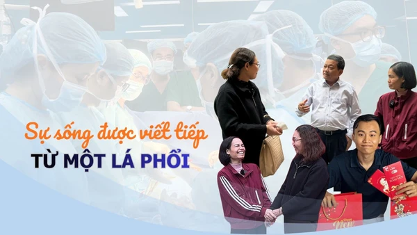 Sự sống được viết tiếp từ một lá phổi