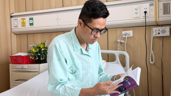 Bác sĩ Tài đang dần bình phục sức khỏe. 