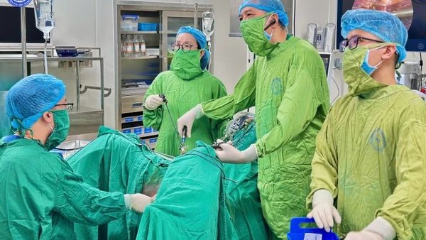 Bệnh nhân nữ được can thiệp thành công. 