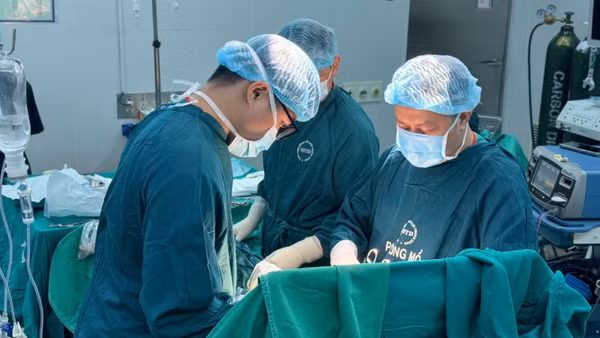 Bệnh nhân được phẫu thuật tạo hình thực quản.