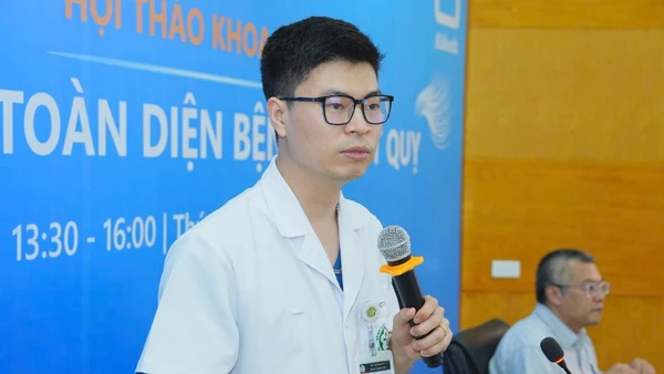 Bác sĩ chuyên khoa II Nguyễn Tiến Dũng - Phó Giám đốc Trung tâm Đột quỵ, Bệnh viện Bạch Mai.