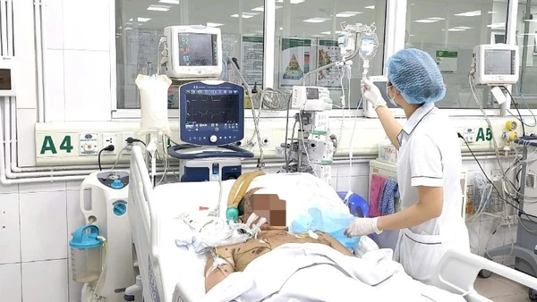 Bệnh nhân diễn biến nhanh do mắc thủy đậu. 