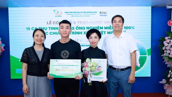 Hành trình tìm kiếm tiếng khóc trẻ thơ với vợ chồng Châm-Giang ngắn lại nhờ sự hỗ trợ làm IVF miễn phí. 
