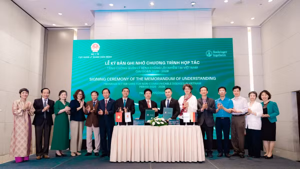Cục Quản lý Khám, chữa bệnh - Bộ Y tế và Công ty Boehringer Ingelheim Việt Nam ký kết chương trình hợp tác “Tăng cường quản lý bệnh không lây nhiễm tại Việt Nam giai đoạn 2026-2028”.