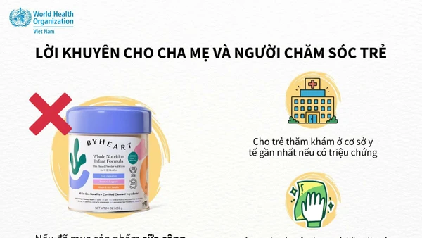 WHO cảnh báo nguy cơ ngộ độc botulinum liên quan đến sữa công thức cho trẻ sơ sinh