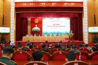 Quang cảnh Hội nghị tiếp xúc cử tri.