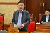 Đồng chí Trần Cẩm Tú, Ủy viên Bộ Chính trị, Thường trực Ban Bí thư. (Ảnh: THỦY NGUYÊN)