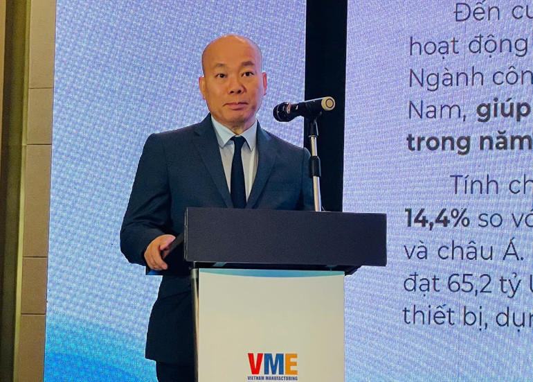 Ông Vũ Bá Phú, Cục trưởng Cục Xúc tiến Thương mại (Bộ Công thương). (Ảnh: KIM DUNG) hb363.jpg